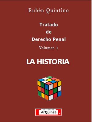 cover image of Tratado de Derecho Penal. LA HISTORIA